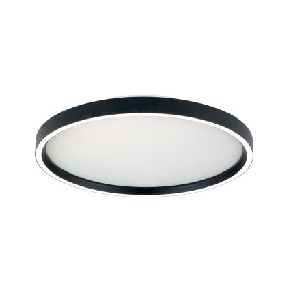 Luminária de teto LED dimmerizável MASCA LED/36W/230V 2700/3350/4000K diâmetro 40 cm preta