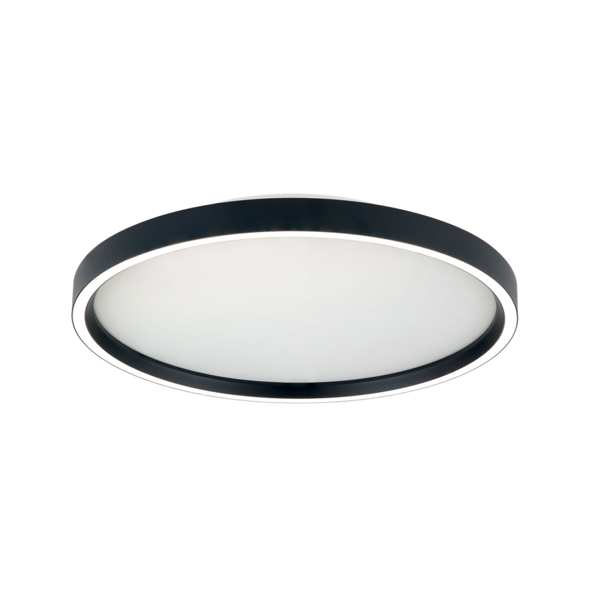 Luminária de teto LED dimmerizável MASCA LED/36W/230V 2700/3350/4000K diâmetro 40 cm preta