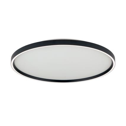 Luminária de teto LED dimmerizável MASCA LED/47W/230V 2700/3350/4000K diâmetro 60 cm preta