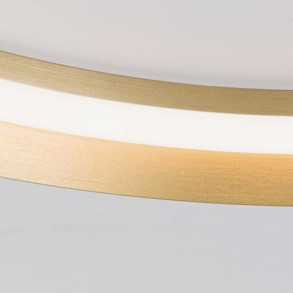 Luminária de teto LED dimmerizável MANTA LED/38W/230V 2700/3000/4000K diâmetro 45 cm dourada