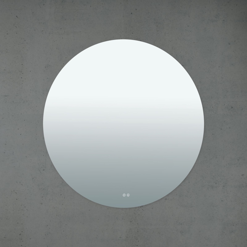 Espelho de parede aquecido para casa de banho com iluminação LED FOCUS LED/30W/230V 3000/4200/6000K Ø 100 cm IP44