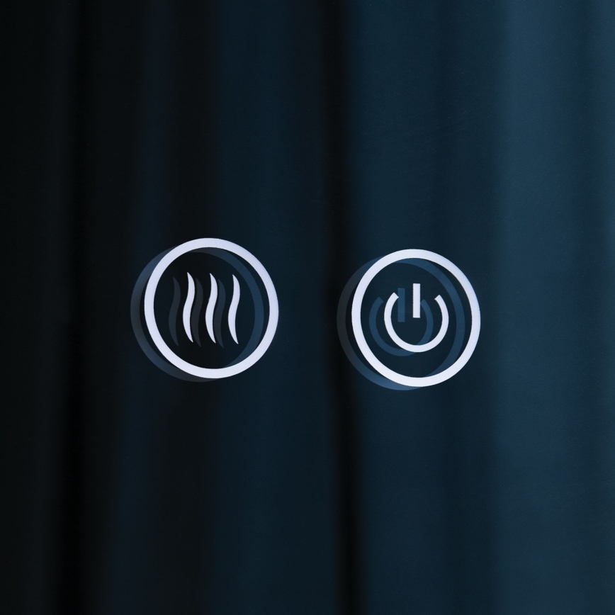 Espelho de parede aquecido para casa de banho com iluminação LED FOCUS LED/30W/230V 3000/4200/6000K Ø 100 cm IP44