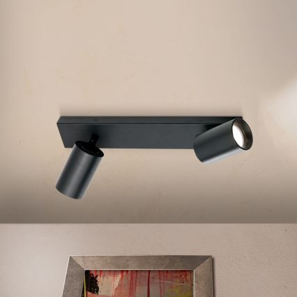 Foco direcionável SEAN 2xGU10/13W/230V, preto