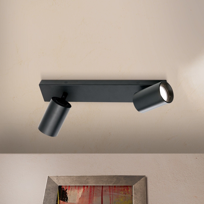 Foco direcionável SEAN 2xGU10/13W/230V, preto