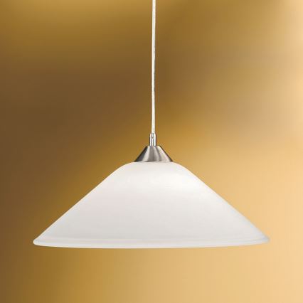 Candeeiro suspenso GRADO 1xE27/60W/230V diâmetro 40 cm cromado mate