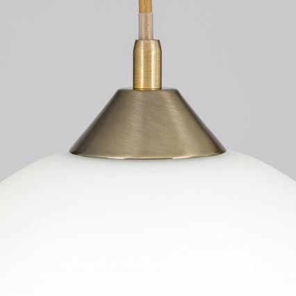 Candeeiro suspenso GRADO 1xE27/60W/230V diâmetro 40 cm latão