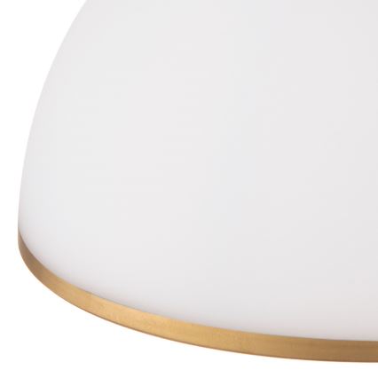 Candeeiro suspenso OLD LAMP 1xE27/40W/230V diâmetro 30 cm branco/latão