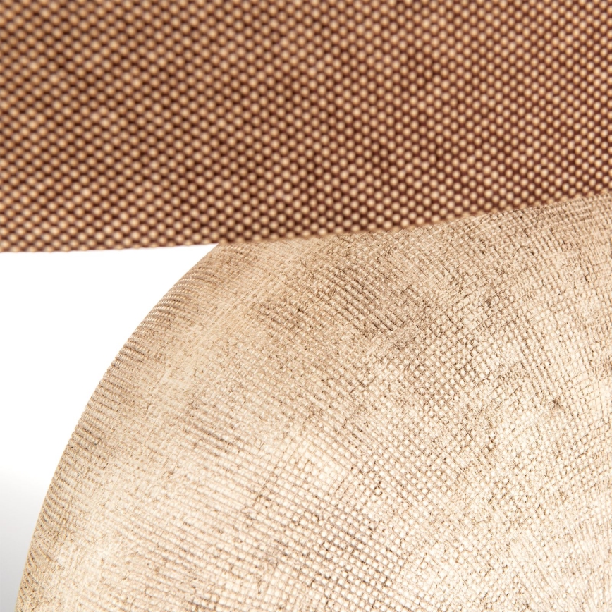 Candeeiro de mesa ETHNO 1xE27/60W/230V cerâmica castanho/bege