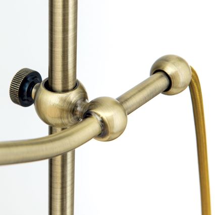 Candeeiro de mesa OLD LAMP 1xE27/40W/230V 65 cm branco/latão