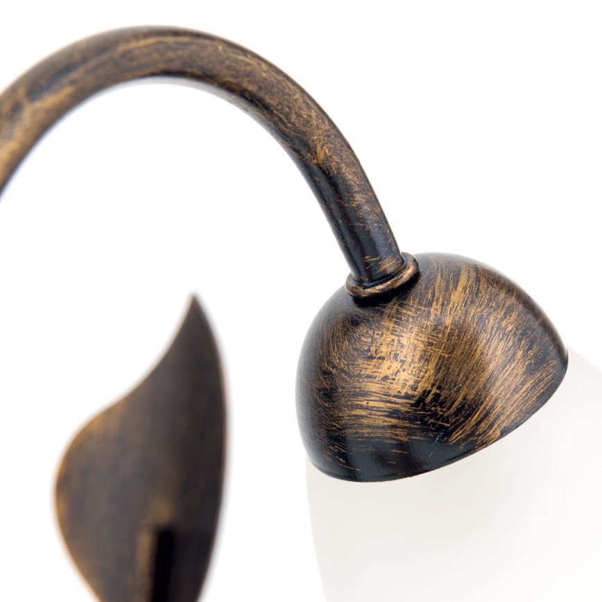 Candeeiro de mesa SISI 1xE14/40W/230V bronze/pátina