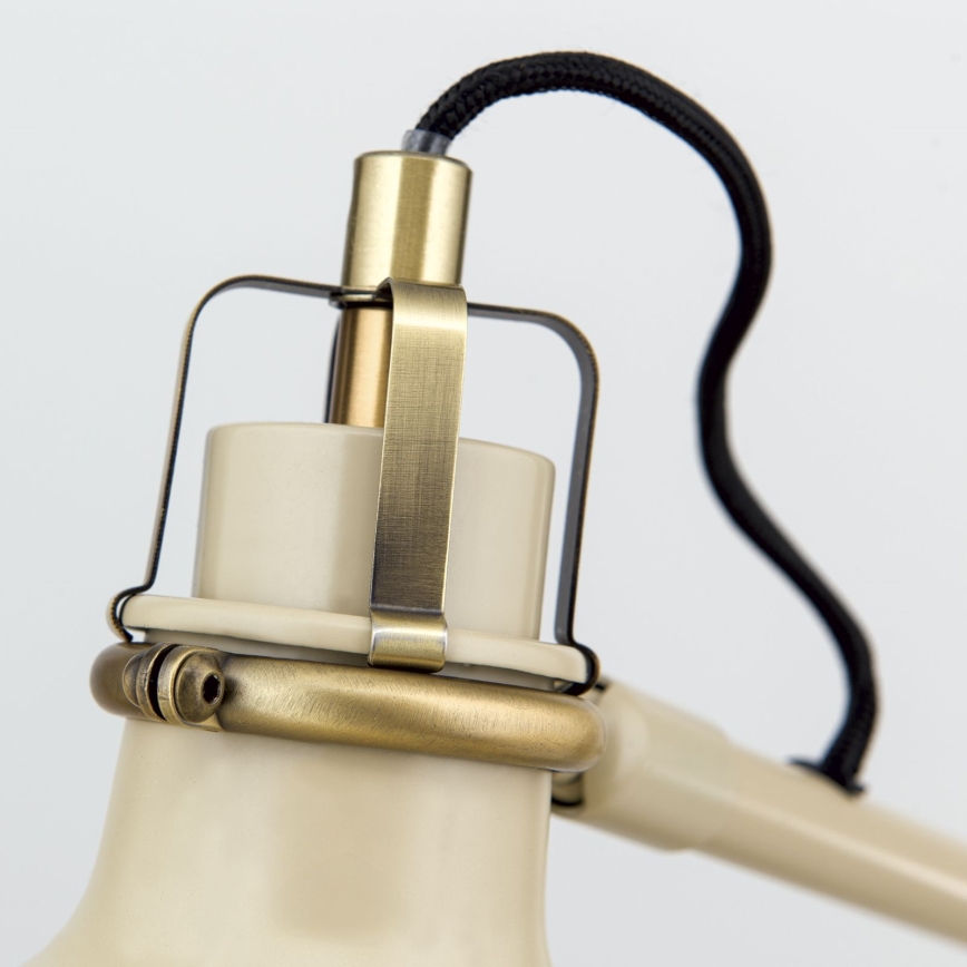 Candeeiro de mesa SCHILLER 1xE27/40W/230V creme/bronze