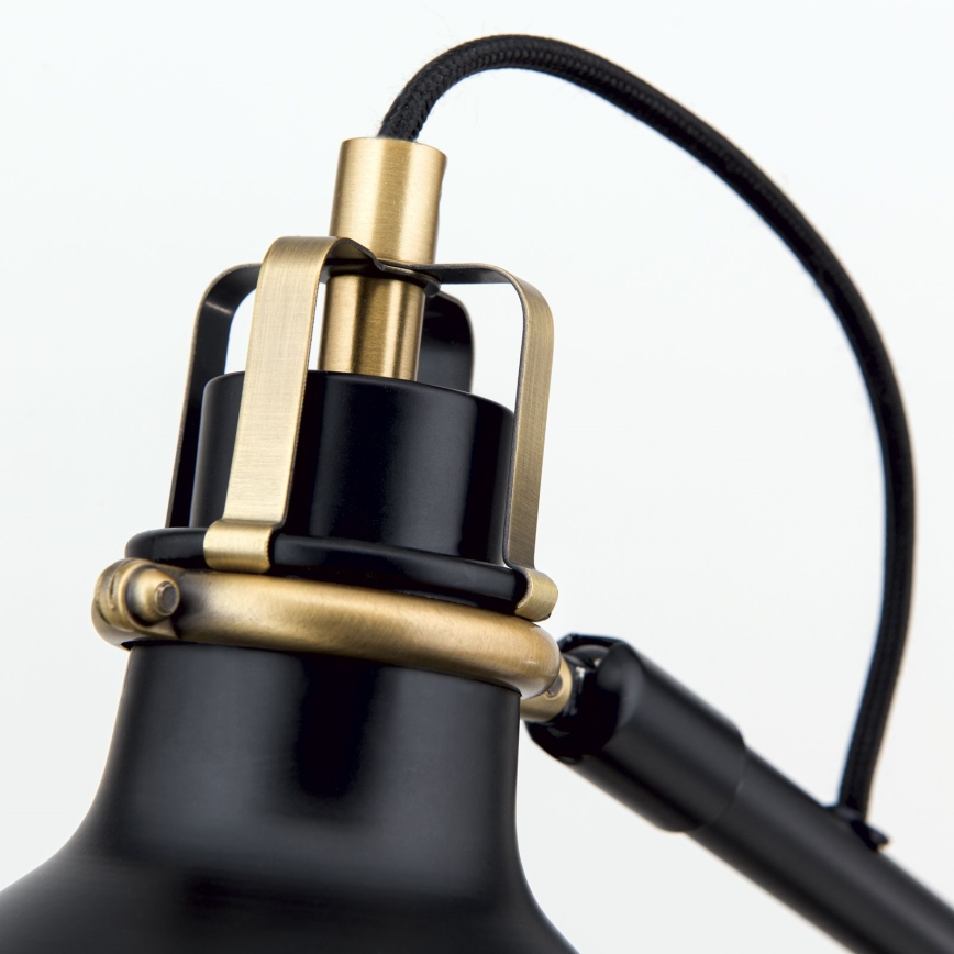 Candeeiro de mesa SCHILLER 1xE27/40W/230V preto/bronze