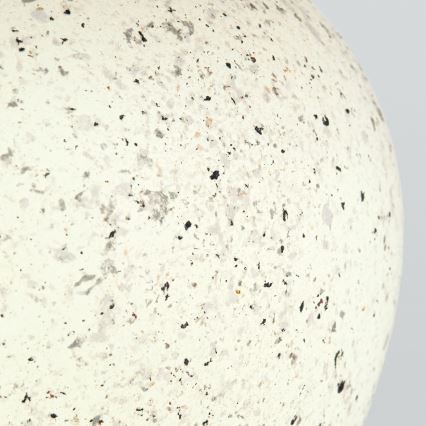 Candeeiro de mesa MASAI 1xE27/40W/230V cerâmica castanho/bege