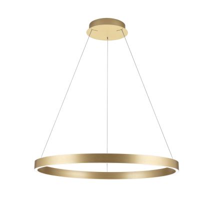 Lustre LED regulável suspenso em cabo KOLK LED/80W/230V 2700/3000/4000K Ø 80 cm dourado