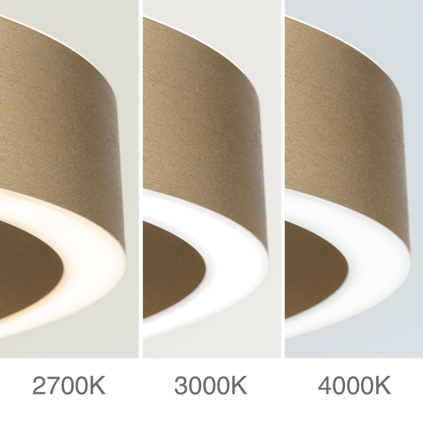 Lustre LED regulável suspenso em cabo KOLK LED/80W/230V 2700/3000/4000K Ø 80 cm dourado