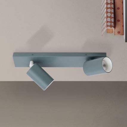Luminária de focos PENN 2xGU10/13W/230V cinza