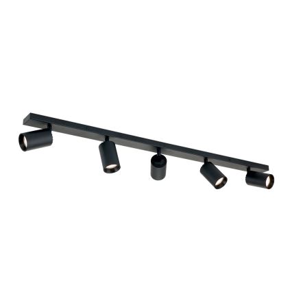 Luminária de focos SEAN 5xGU10/13W/230V preta