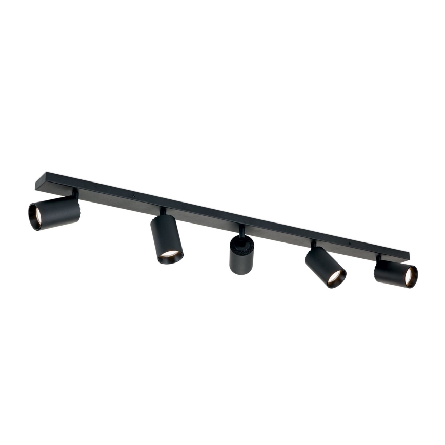 Luminária de focos SEAN 5xGU10/13W/230V preta