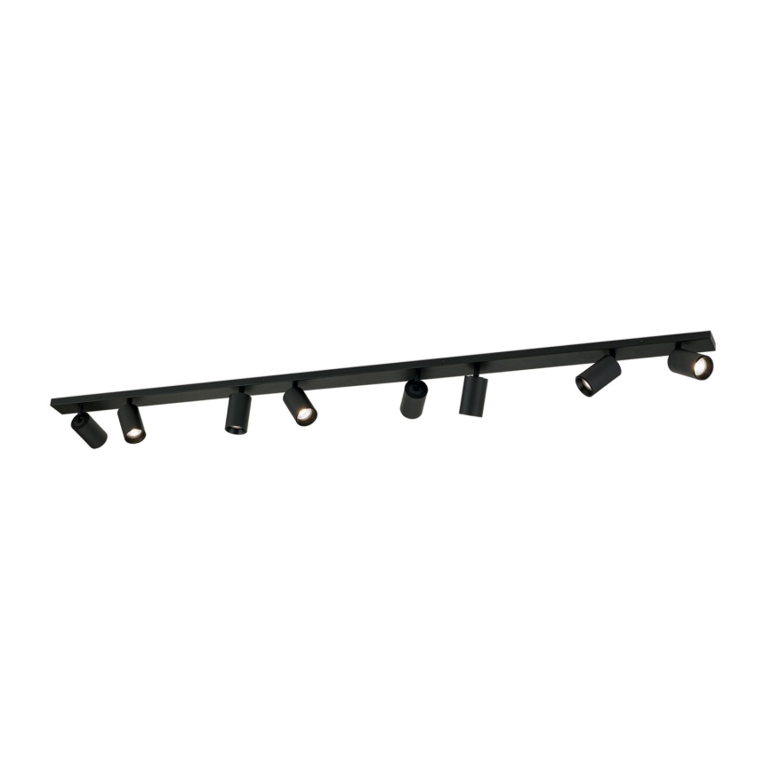 Luminária de spots SEAN 8xGU10/13W/230V preta