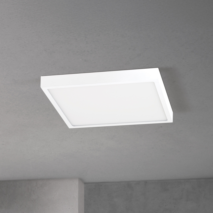 Luminária de teto LED dimerizável DISC LED/30W/230V 2700/3000/4000K 39x39 cm branca