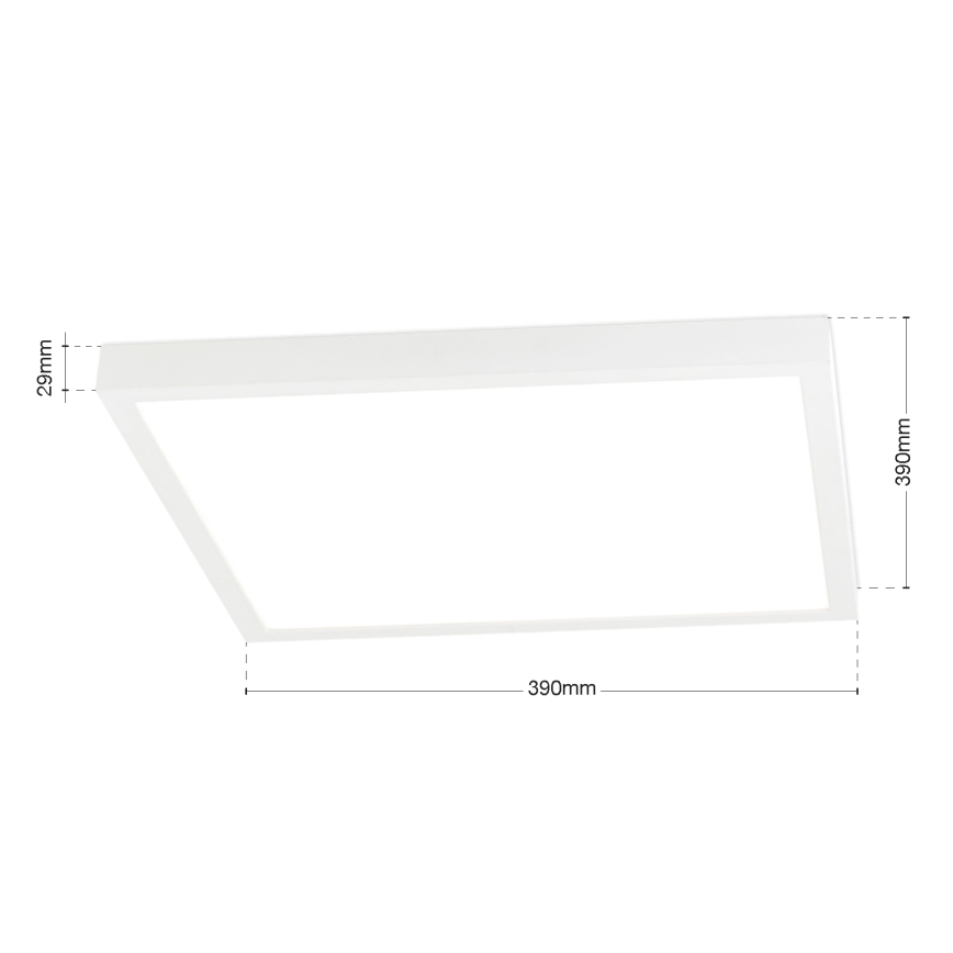 Luminária de teto LED dimerizável DISC LED/30W/230V 2700/3000/4000K 39x39 cm branca