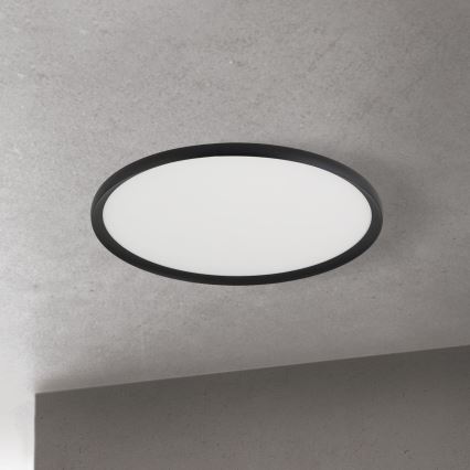 Candeeiro de teto LED KANT LED/50W/230V 2700/3200/4000K Ø 60 cm preto