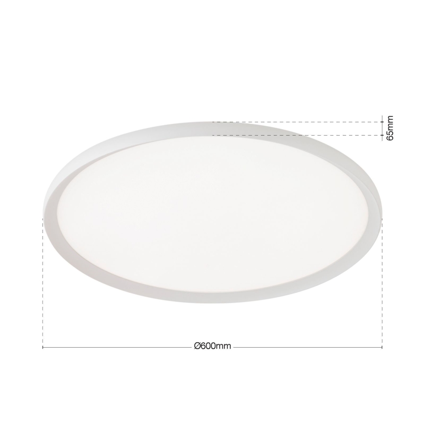 Luminária de teto LED KANT LED/50W/230V 2700/3200/4000K Ø 60 cm branca