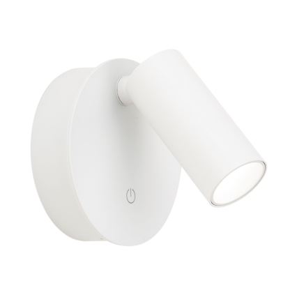 Spot de parede tátil LED recarregável dimerizável LUXY LED/1W/5V 2200 mAh 2700/3000/4000K branco
