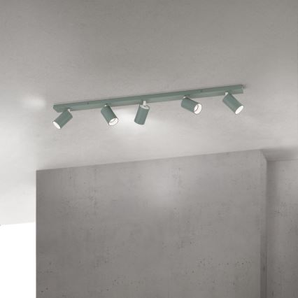 Luminária spot PENN 5xGU10/13W/230V cinza