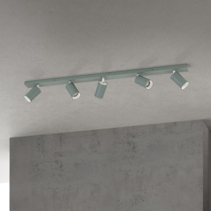 Luminária spot PENN 5xGU10/13W/230V cinza