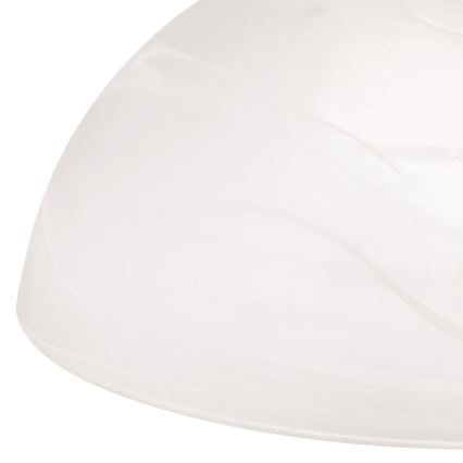 Lustre em corrente RULA 1xE27/40W/230V Ø 35 cm branco/bronze