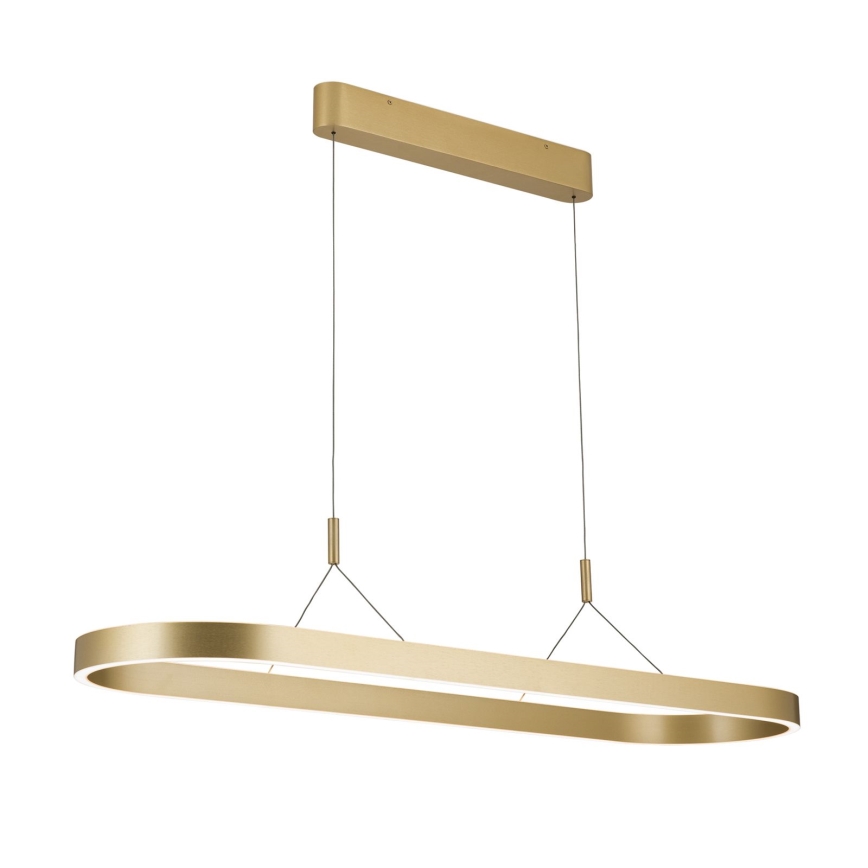Lustre LED suspenso por cabo CARRARA LED/80W/230V 2700/3000/4000K dourado