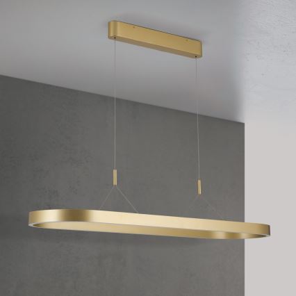 Lustre LED suspenso por cabo CARRARA LED/80W/230V 2700/3000/4000K dourado