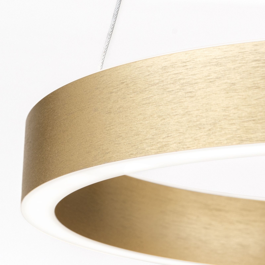 Lustre pendente dimerizável em cabo KOLK LED/40W/230V 2700/3000/4000K Ø 40 cm dourado