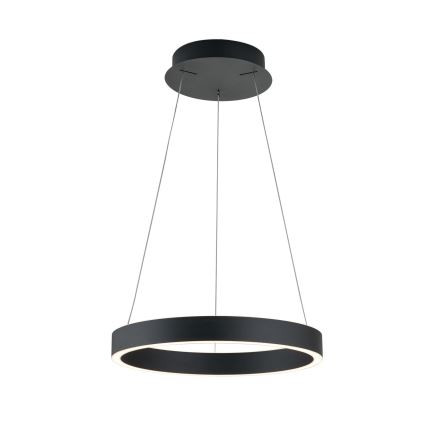 Lustre LED dimerizável suspenso por cabo KOLK LED/40W/230V 2700/3000/4000K Ø 40 cm preto