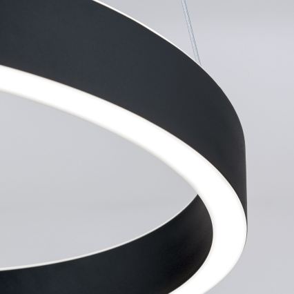 Lustre LED dimerizável suspenso por cabo KOLK LED/40W/230V 2700/3000/4000K Ø 40 cm preto