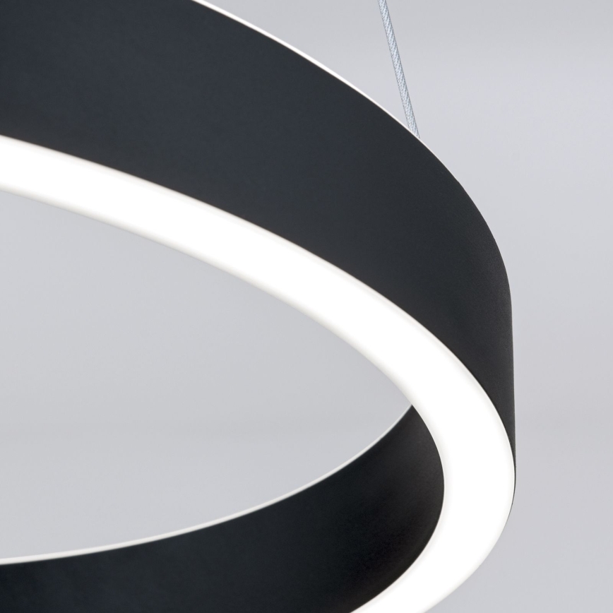 Lustre LED dimerizável suspenso por cabo KOLK LED/40W/230V 2700/3000/4000K Ø 40 cm preto