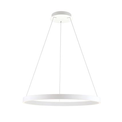 Lustre LED dimerizável suspenso por cabo KOLK LED/80W/230V 2700/3000/4000K Ø 80 cm branco