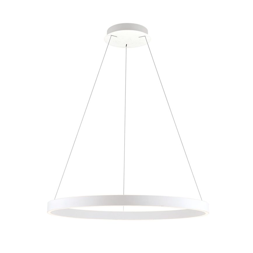 Lustre LED dimerizável suspenso por cabo KOLK LED/80W/230V 2700/3000/4000K Ø 80 cm branco