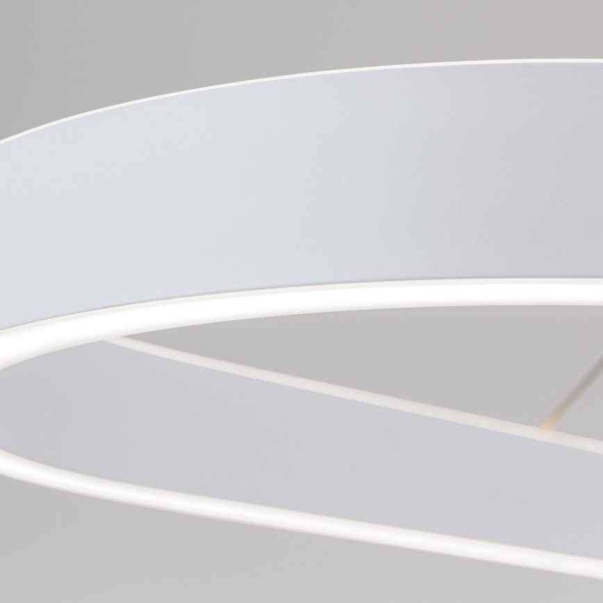 Lustre LED suspenso por cabo CARRARA LED/80W/230V 2700/3000/4000K branco