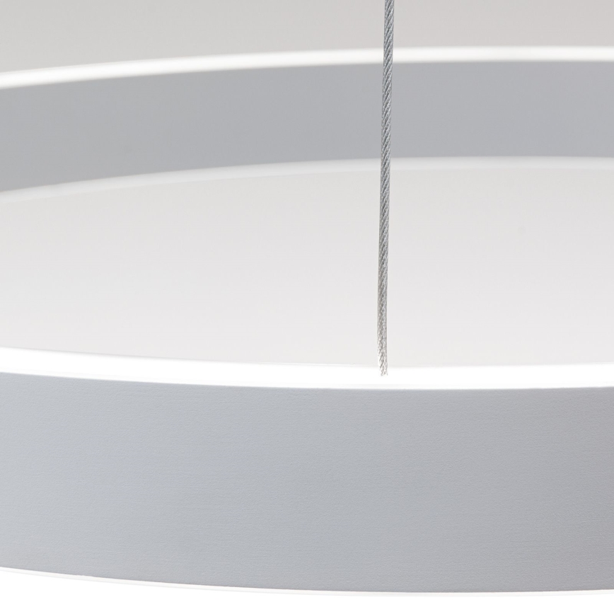 Lustre LED regulável em cabo KOLK LED/60W/230V 2700/3000/4000K Ø 60 cm branco