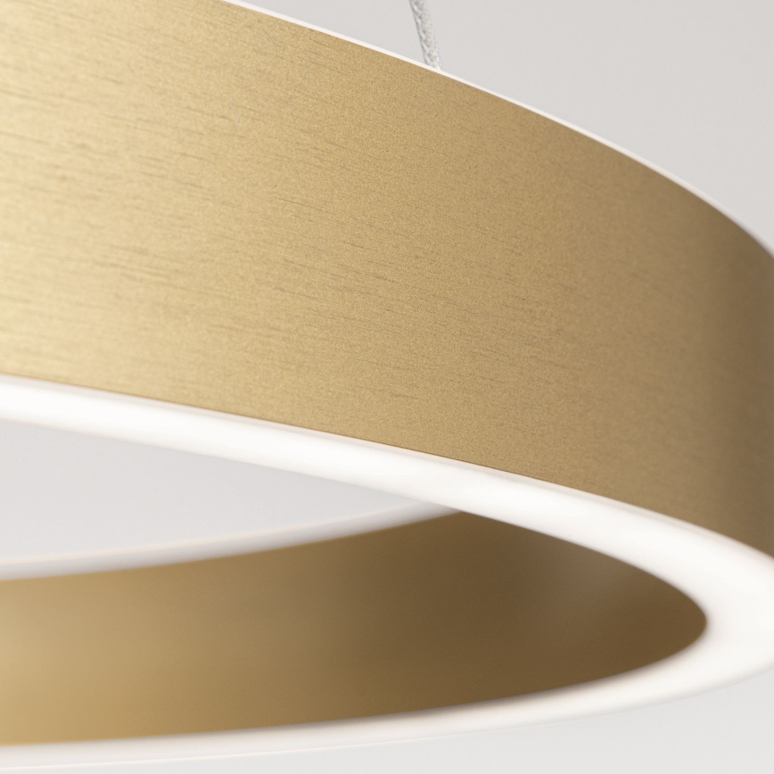 Lustre LED regulável em cabo KOLK LED/60W/230V 2700/3000/4000K Ø 60 cm dourado