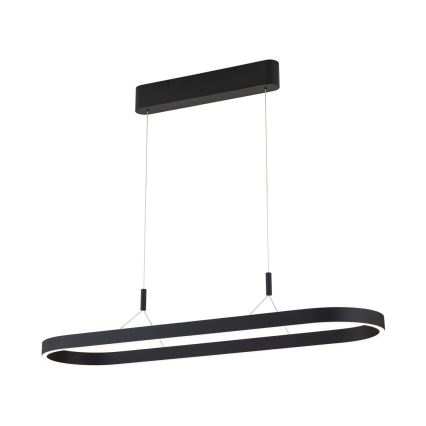 Lustre LED suspenso por cabo CARRARA LED/80W/230V 2700/3000/4000K preto