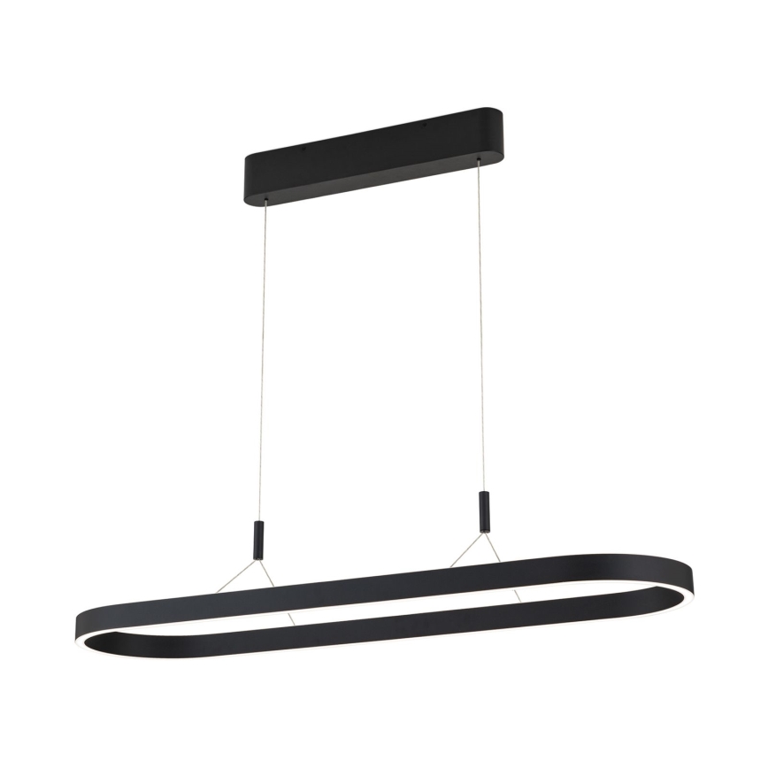 Lustre LED suspenso por cabo CARRARA LED/80W/230V 2700/3000/4000K preto
