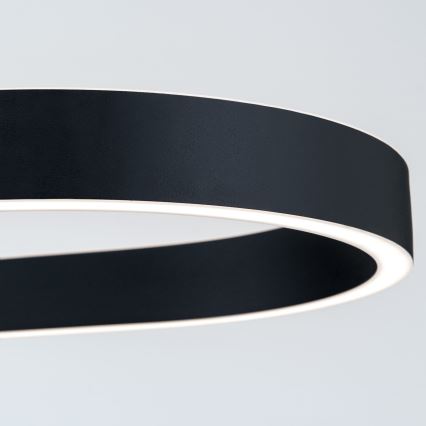 Lustre LED suspenso por cabo CARRARA LED/80W/230V 2700/3000/4000K preto