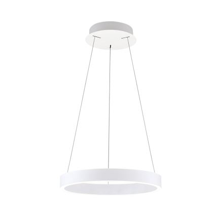 Lustre pendente LED dimerizável em cabo KOLK LED/40W/230V 2700/3000/4000K Ø 40 cm branco