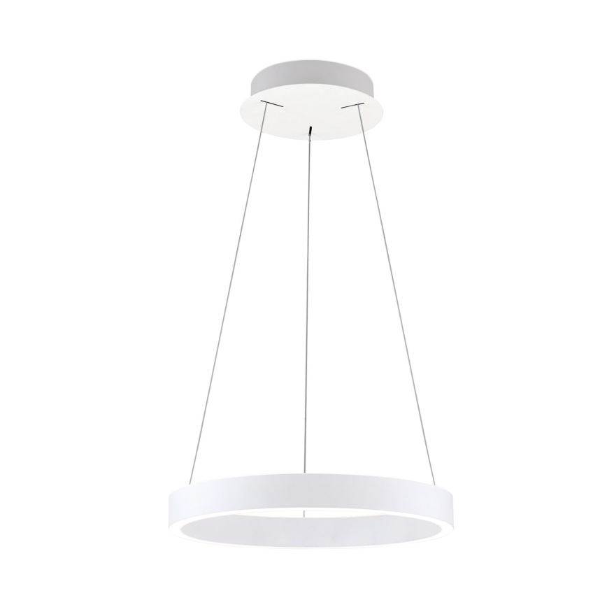 Lustre pendente LED dimerizável em cabo KOLK LED/40W/230V 2700/3000/4000K Ø 40 cm branco