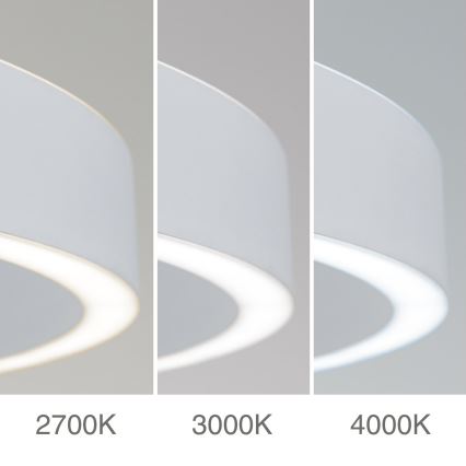 Lustre pendente LED dimerizável em cabo KOLK LED/40W/230V 2700/3000/4000K Ø 40 cm branco