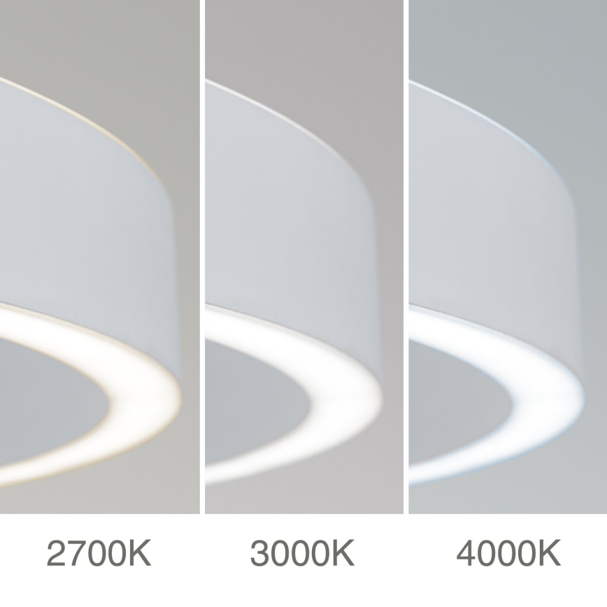 Lustre pendente LED dimerizável em cabo KOLK LED/40W/230V 2700/3000/4000K Ø 40 cm branco