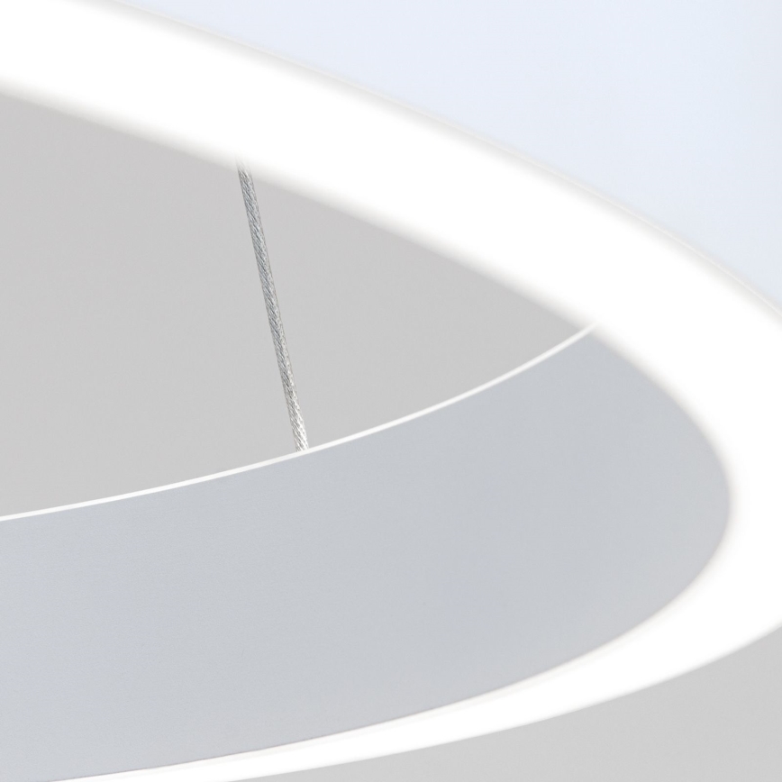 Lustre pendente LED dimerizável em cabo KOLK LED/40W/230V 2700/3000/4000K Ø 40 cm branco